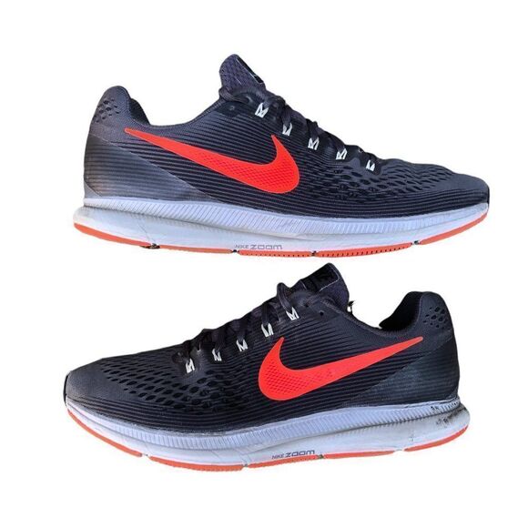 Nike Air Zoom Pegasus 34 'Thunder Grey' Size 11.5 - Picture 1 of 15